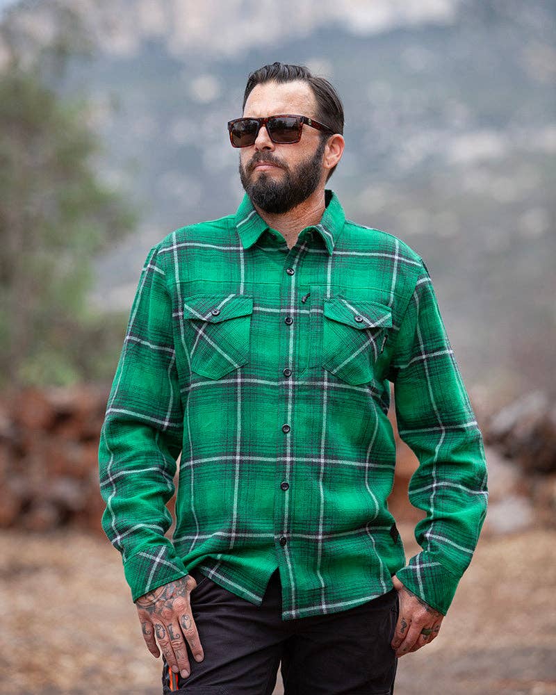 Destroyer Flannel - Fairway: Fairway / L
