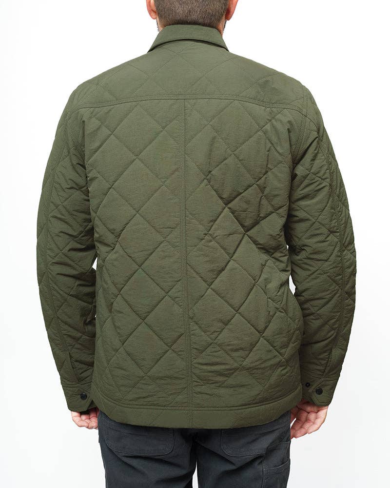 Ignite Quilted Jacket - Dark Olive: Dark Olive / XL