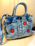 Strawberry Denim Bag